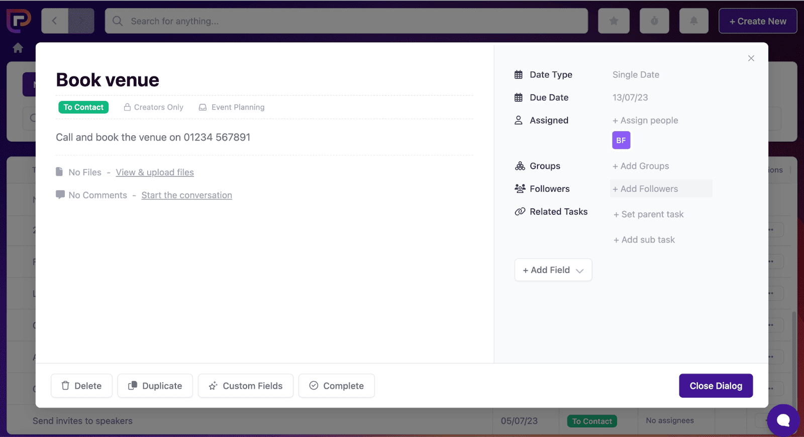 Project.co team tasks